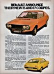 1972 Renault 15 and 17 Coupes