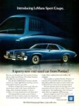 1973 Pontiac LeMans Sport Coupe. A sporty new mid-sized car from Pontiac!