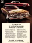 1973 Pontiac Parisienne Brougham & Grand Prix. Big family car or personal luxury car, Pontiac is a cut above