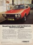 1974 Renault 17. Renaut have always made functional cars. The 17 is no exception