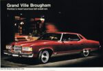 1975 Pontiac Grand Ville Brougham 4-Door Hardtop Sedan. Pontiac's most luxurious full-sized car