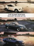 1976 Renault Alpine Heritage Is A Lot To Live Up To. 1956, 1961 & 1971 Alpines