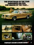 1979 Pontiac Grand LeMans Safari with Jack Nicklaus. The Sportsmen Of The Year Announces His Pick For Wagon Of The Year...
