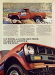 1980 Toyota 4-Wheel Drive Truck. It's Leading Everyone Off The Road