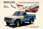 1981 Toyota Trucks. Tough, Thrifty, Work-Or-Play Pickups