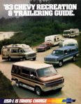 1983 Chevrolet Recreation & Trailering Guide