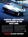 1983 Pontiac Trans Am Pace Car. Pontiac And Nascar. Excitement In The Fast Lane