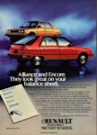 1984 Renault Alliance & Encore. They look great on your balance sheet