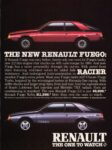 1984 Renault Fuego 2.2 and Fuego Turbo. Racier