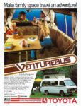 1984 Toyota Hi-Ace Venturbus. Make family space travel an adventure!