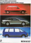 1985 Renault Super 5, Apline V6 GT ad Espace. L'innovation permanente. Dem Fortschritt einen Schritt voraus
