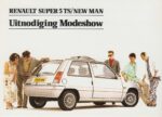 1986 Renault Super 5 TS_New Man. Uitnodiging Modeshow