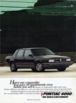 1987 Pontiac 6000. We Build Excitement