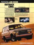 1988 Toyota Land Cruiser. Outback Limo