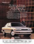 1990 Toyota Camry 'The import car I'd always planned to buy for myself is now the domestic car my company buys for me'