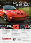 2002 Pontiac Firebird Black Bird Limited Edition