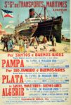1910 Ste Gle De Transports Maritimes A Vapeur. Pampa - Plata - Algerie