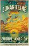 1920 Cunard Line. Europe - America