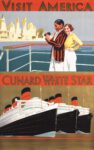 1930's Visit America. Cunard White Star