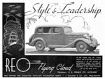 1934 Reo Flying Cloud Sedan (New Zealand Ad)