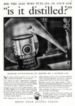 1936 Ask The Man Who Puts Oil In Your Car. 'is it distilled.' Havoline
