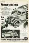 1937 GMC Trucks. Advanced Stream-styling That Sets A New Standard
