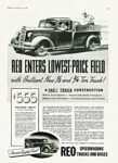 1937 Reo Speed Delivery Pickup. Reo Enters Lowest-Price Field