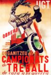 1937 U.G.T. Obrers. Organitzeu els Campionats de Treball de cara a la guerra