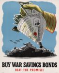 1942 Buy War Savings Bonds. Beat The Promise!