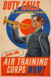 1942 Duty Calls. The Youth Of New Zealand. Join the Air Training Corps Now!