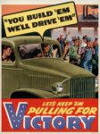 1942 'You Build 'Em. We'll Drive 'Em'. Let's Keep 'Em Pulling For Victory
