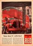 1947 Reo Tractor-Trailer Rig. 'Easy does it' - with Reo!