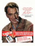 1948 'There's One Thing I Can Always Count On With Chesterfields ... They Satisfy' Cary Cooper