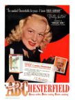 1948 ‘I’ve smoked Chesterfield for years - I know They Satisfy’ Betty Hutton