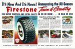 1952 It's New And It's News! Announcing the All-Season Firestone Town & Country