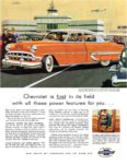1954 Chevrolet Bel Air 4-Door Sedan. Chevrolet is first in its field with all these power features for you...