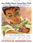 1954 New Philip Morris 'Snap-Open' Pack (2)