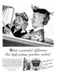 1954 What a powerful difference this high-octane gasoline makes! Ethyl