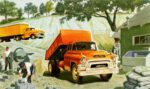 1955 GMC 370 Series Dump Truck & Tractor_Trailer