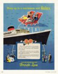 1955 Wrap up in a sea-breeze and Relax. French Line