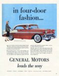 1956 Chevrolet Bel Air 4-Door Sports Sedan, in four-door fashion…