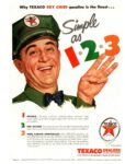 1956 Why Texaco Sky Chief gasoline is the finest … Simple as 1-2-3