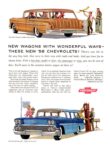 1958 Chevrolet Nomad & Brookwood Station Wagons. New Wagons With Wonderful Ways - These New ‘58 Chevrolets!