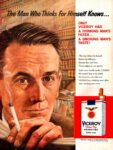 1958 The Man Who Thinks For Himself Knows... Only Viceroy Has A Thinking Man's Filter... A Smoking Man's Taste!