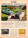 1959 GMC Pickups & Stake Truck. GMC Operation 'High Gear'