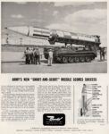 1961 Army's New 'Shoot-And-Scoot' Missile Scores Success. Bendix