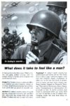1962 In today's world... What does it take to feel like a man. Army