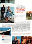 1963 Your first stop is France… arriving in superliner style on Cunard’s Vacation Island