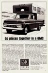 1965 GMC 3_4-Ton Wide-Side Pickup & Camper. Go places together in a GMC