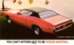 1971 Dodge Charger 500. You Can't Afford Not To Be Dodge Material